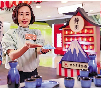 　　圖：和記地產何麗明稱，黃埔天地的靜岡富士山盛夏祭有手信市集及工作坊等。