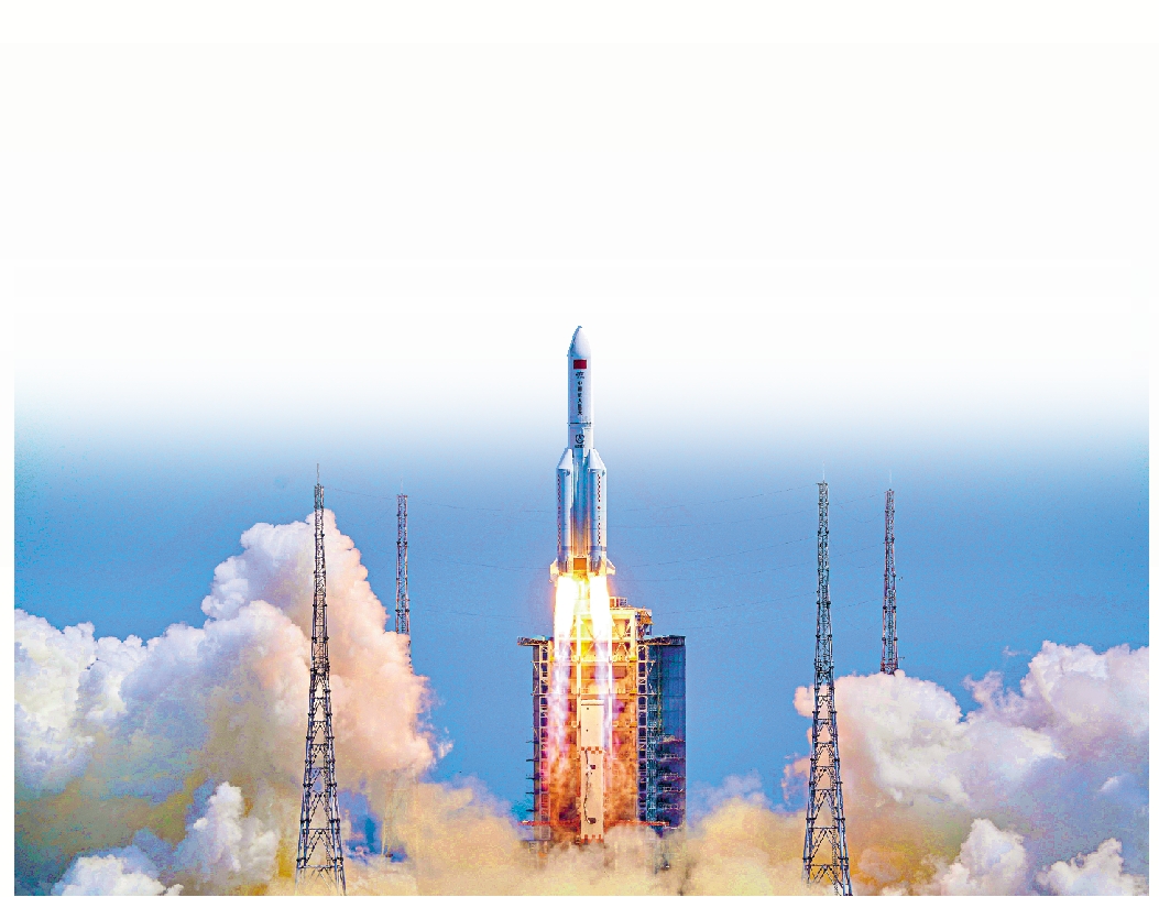 　　圖：中國空間站首個科學實驗艙問天實驗艙於7月24日14時22分成功發射。/中國載人航天網站