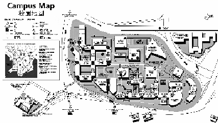 　　圖：香港理工大學紅磡校園地圖。