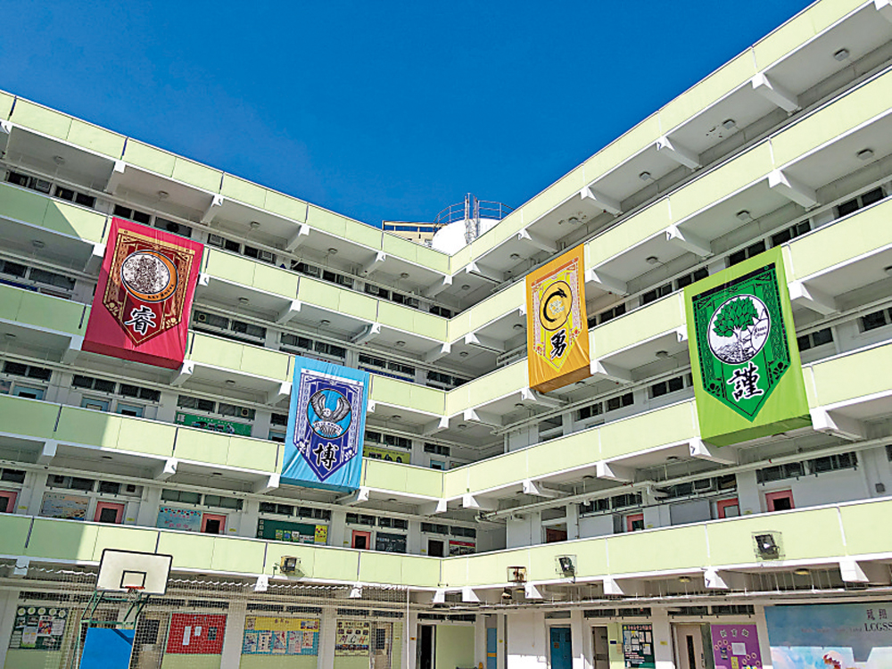 　　圖：龍翔的學生今年初開始已獲安排到九龍工業學校校園參與不同活動。