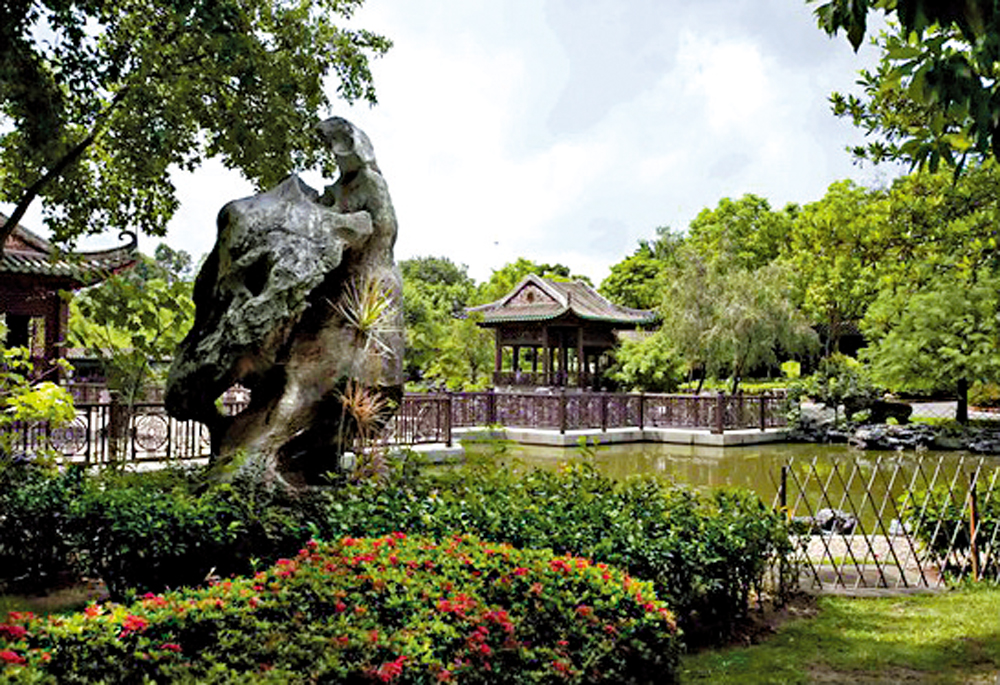 　　圖：荔枝角公園分為三期，當中「嶺南之風」分成10景區，無綫電視不少古裝劇集皆在此取景拍攝。