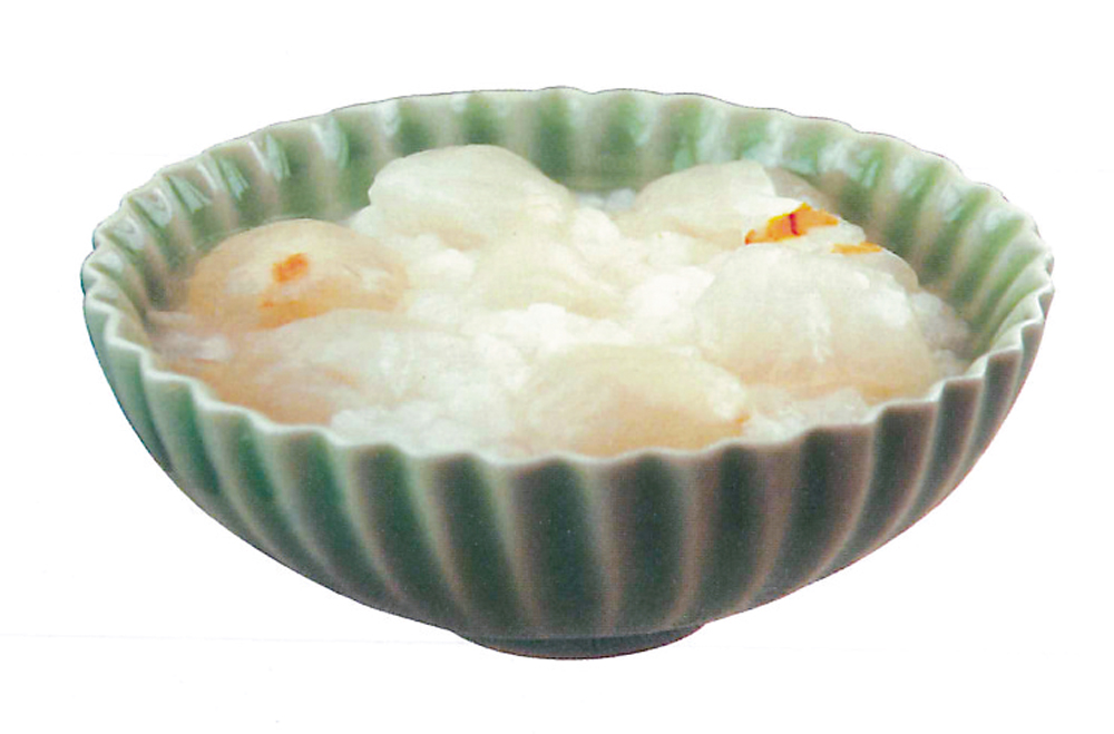 　　圖：荔枝粥具美容養生作用。