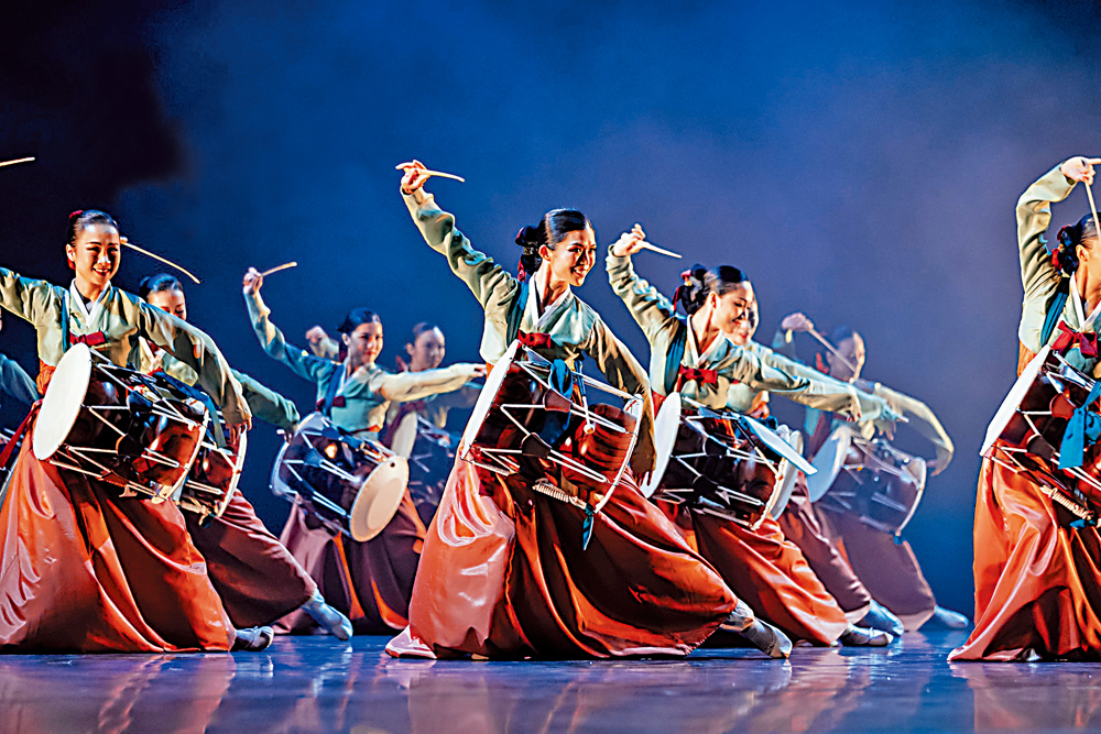 　　圖：《儷人行》之杖鼓樂片段。