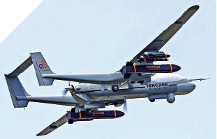 　　圖：「雙尾蠍」可攜載多型導彈以及精確制導炸彈。