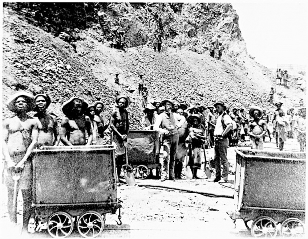 　　圖：羅德斯為掠奪鑽石和其他資源，殘酷奴役南非人民。\資料圖片