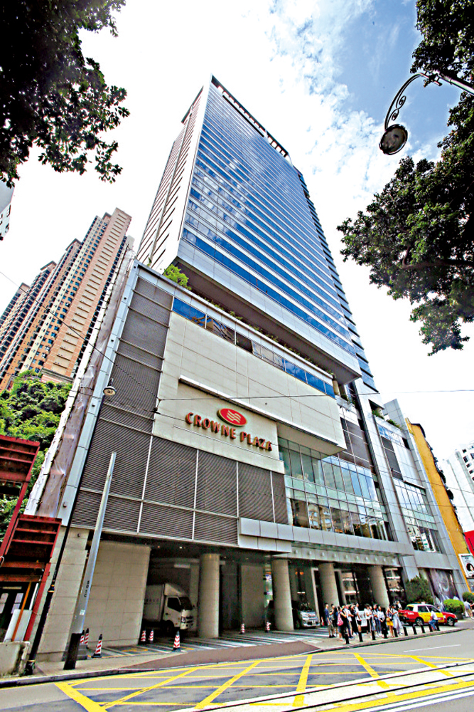 　　圖：銅鑼灣皇冠假日酒店原貌。