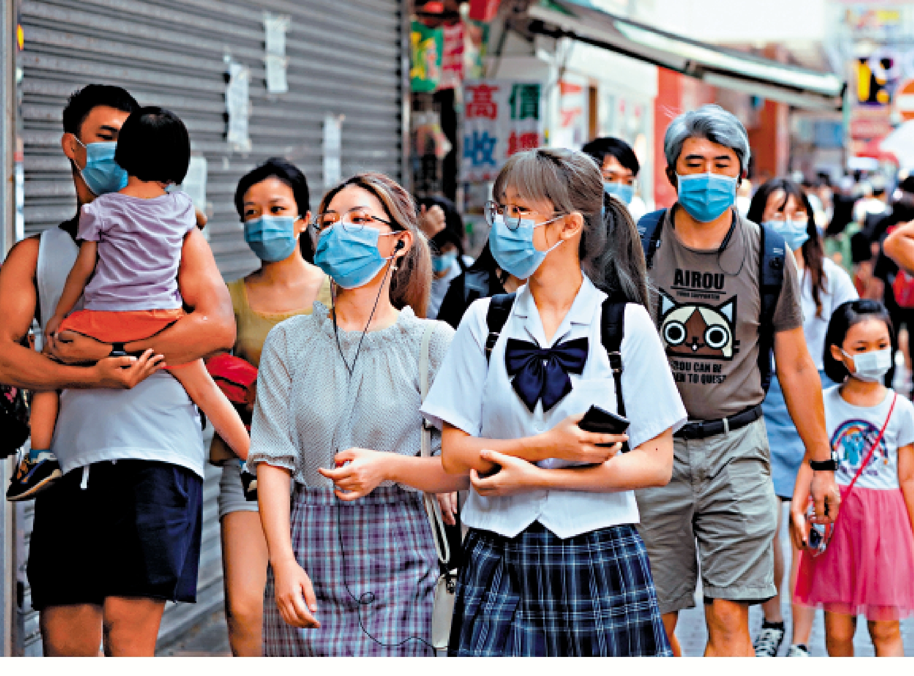 　　圖：專家一致認為目前仍有需要維持口罩令，其中一個原因是要確保隱性新冠患者不會傳播病毒。 資料圖片