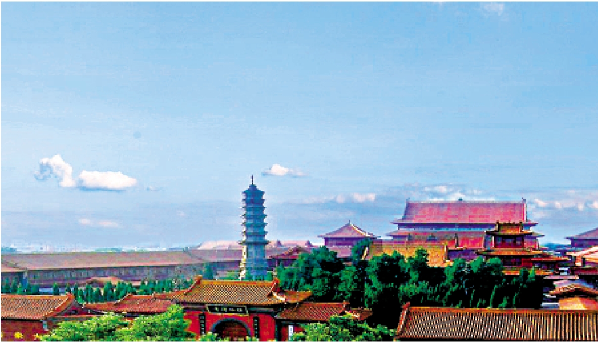 　　圖：位於河北省的柏林禪寺。