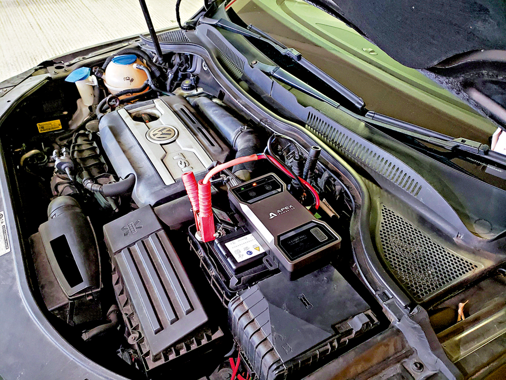 　　圖：汽車引擎智能啟動電源採用超級電容技術。\受訪者供圖