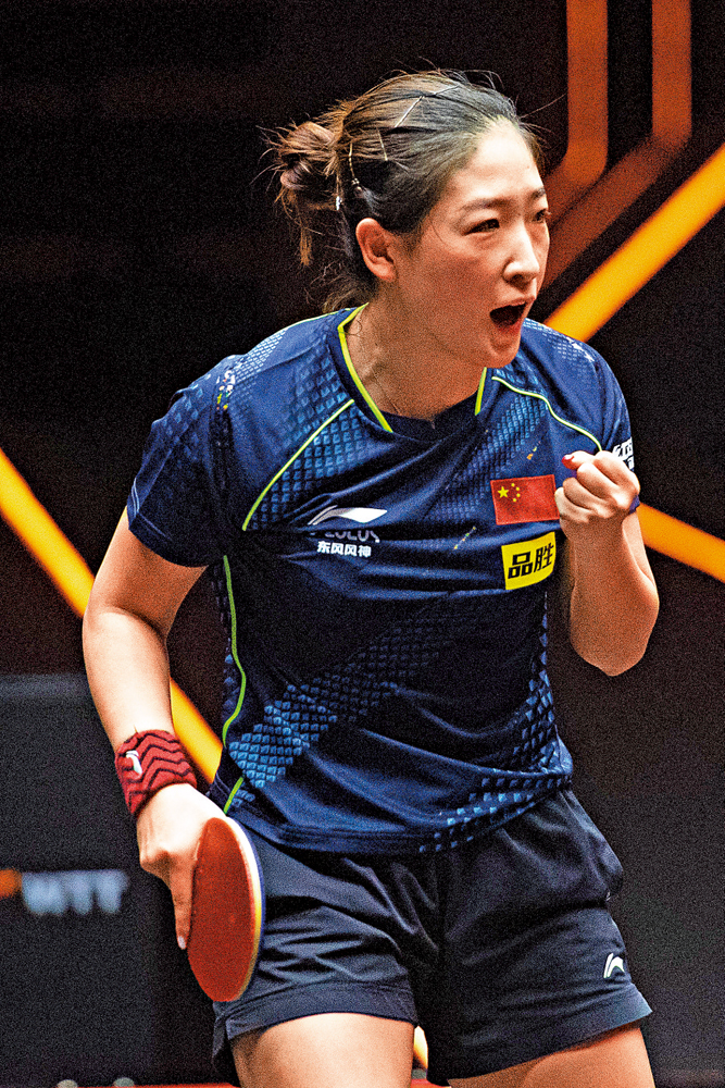 　　圖：中國女乒名將劉詩雯。\資料圖片