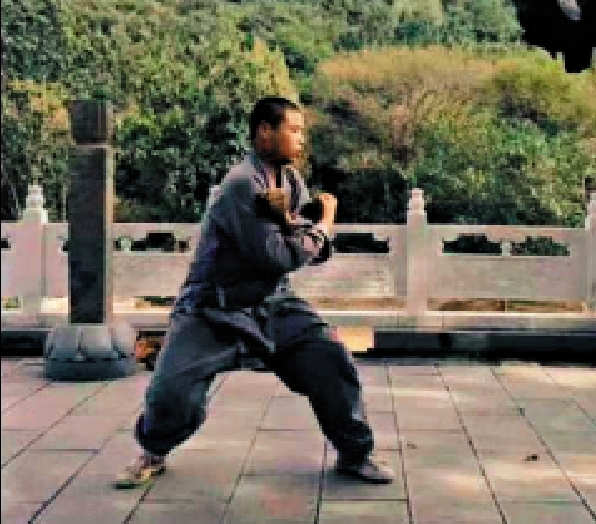 　　圖：陳柏源年少時在河南少林寺習武。