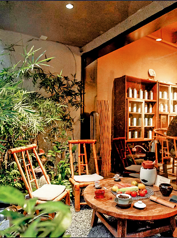 　　圖：深圳南山區南頭古城的茶居環境優美。