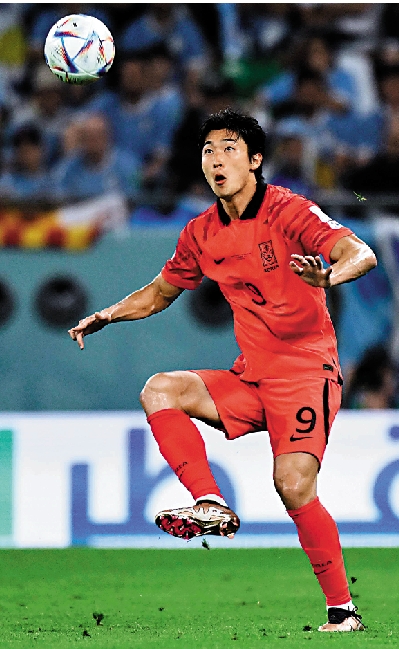 　　圖：曹圭成在烏拉圭的賽事以後備上陣。\資料圖片