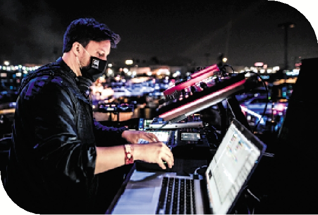 　　圖：合成器在現今音樂製作上，是不可或缺的設備。