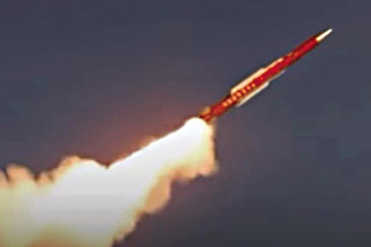 　　圖：韓方發布的遠程地對空導彈攔截測試畫面。