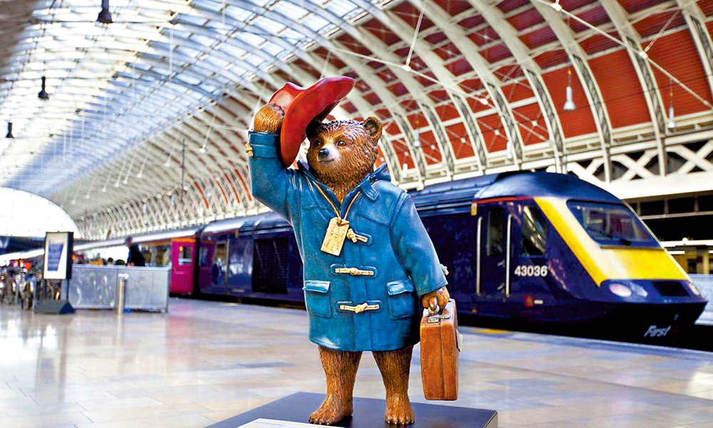 　　圖：倫敦帕丁頓火車站。\資料圖片