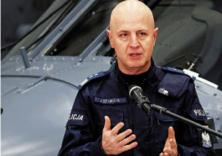 　　圖：波蘭警察總長希姆奇克。\網絡圖片