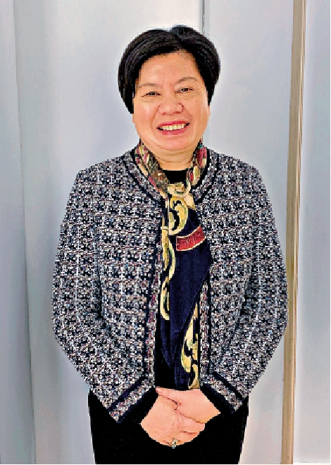 　　圖：飛達帽業副主席兼董事總經理顏寶鈴。\大公報記者李潔儀攝