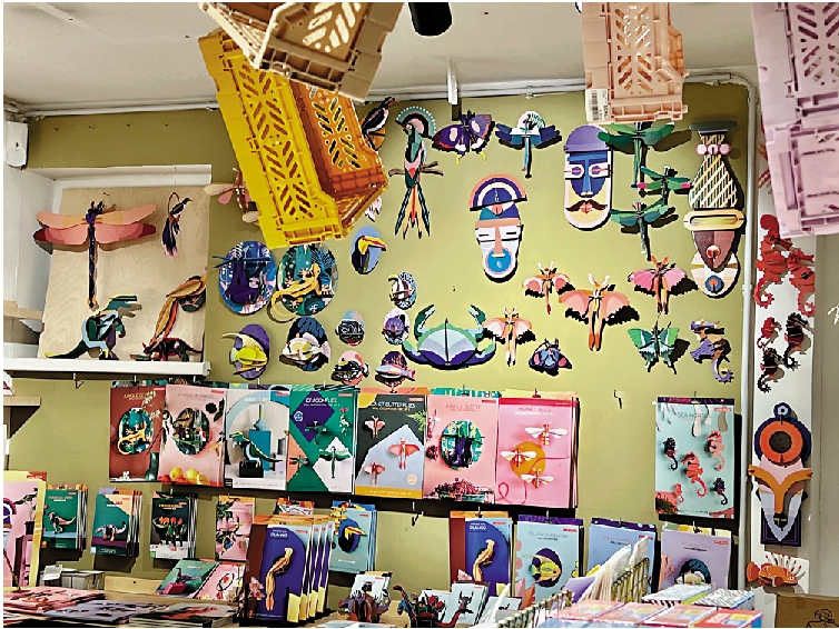 圖:手工商店一角。\作者供圖
