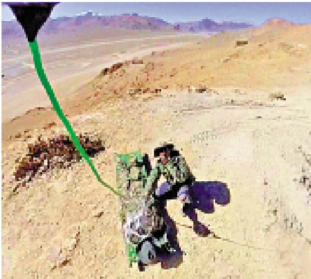 　　圖：MK-400在高原山地測試中首次實現海拔5000米以上高原傷員運送。