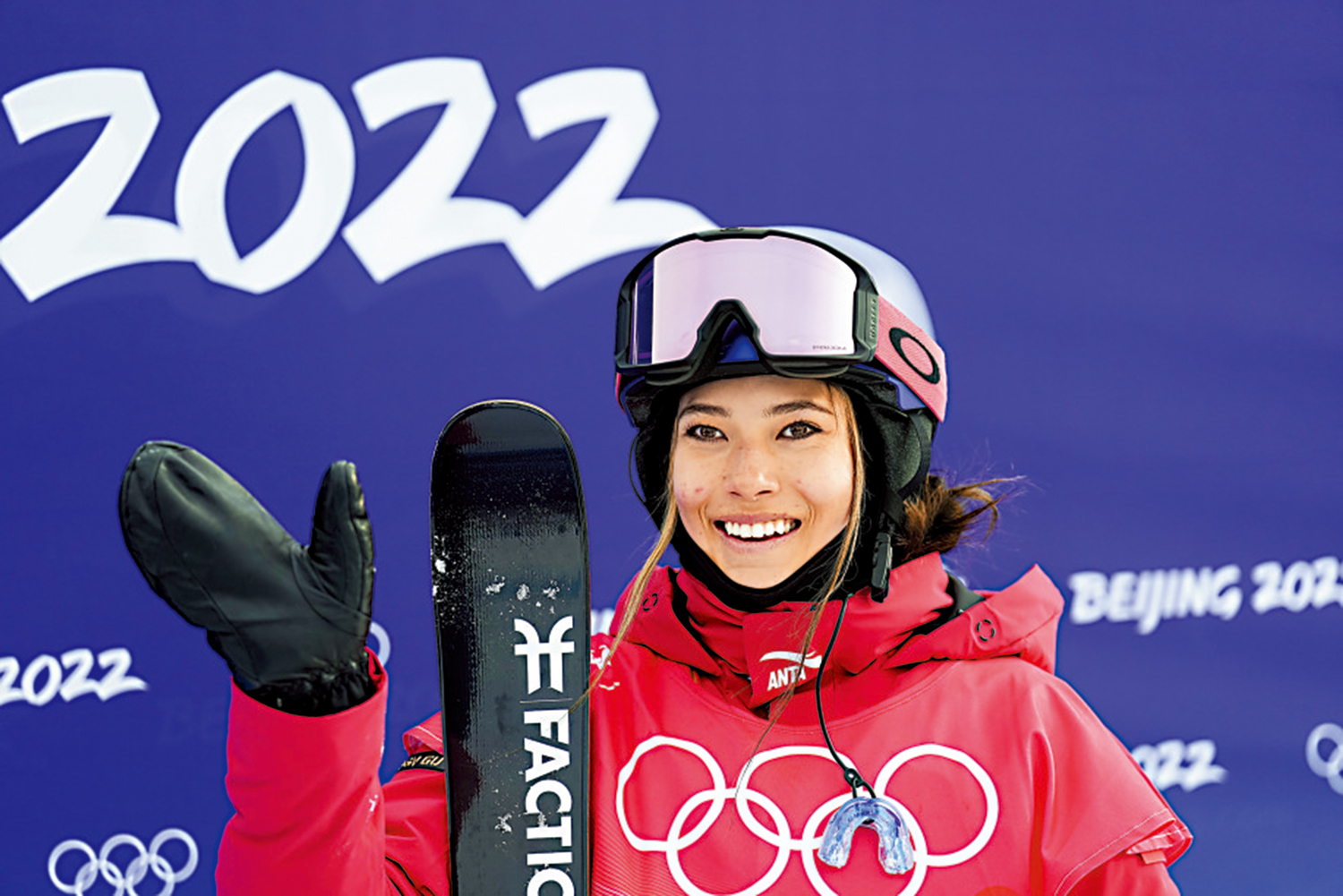 　　圖：中國女子自由式滑雪奧運冠軍谷愛凌。