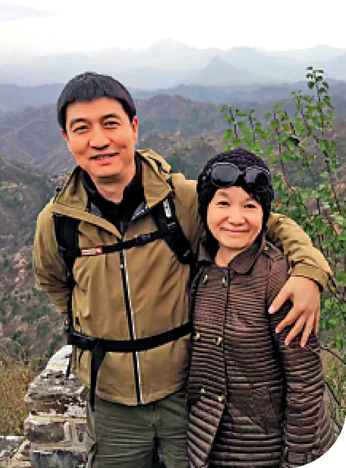 　　圖：台青郭偉瓊（右）在大陸收穫了事業和愛情。