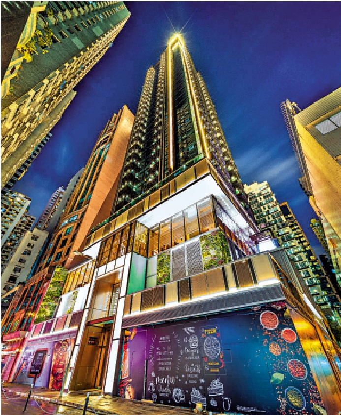 　　圖：維峯．浚匯特色戶呎價及成交價雙破頂。