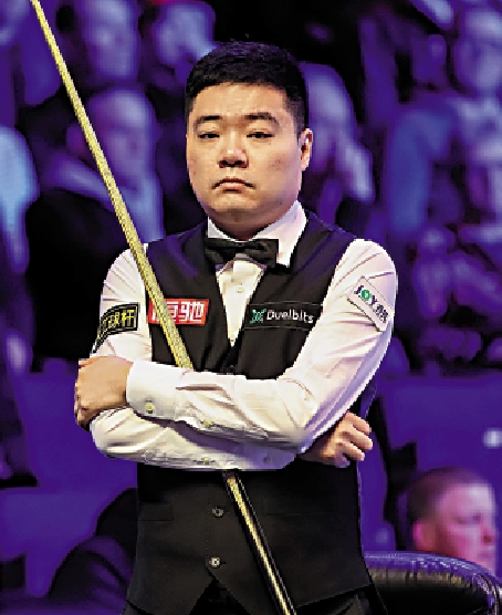 　　圖：丁俊暉不敵威廉斯，一臉失望。\網絡圖片