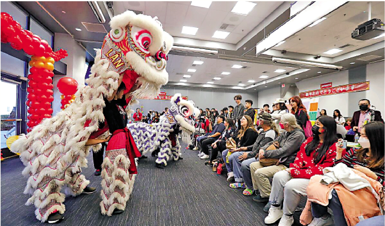 圖:加州大學爾灣分校17日舉辦春節慶祝活動。\網絡圖片