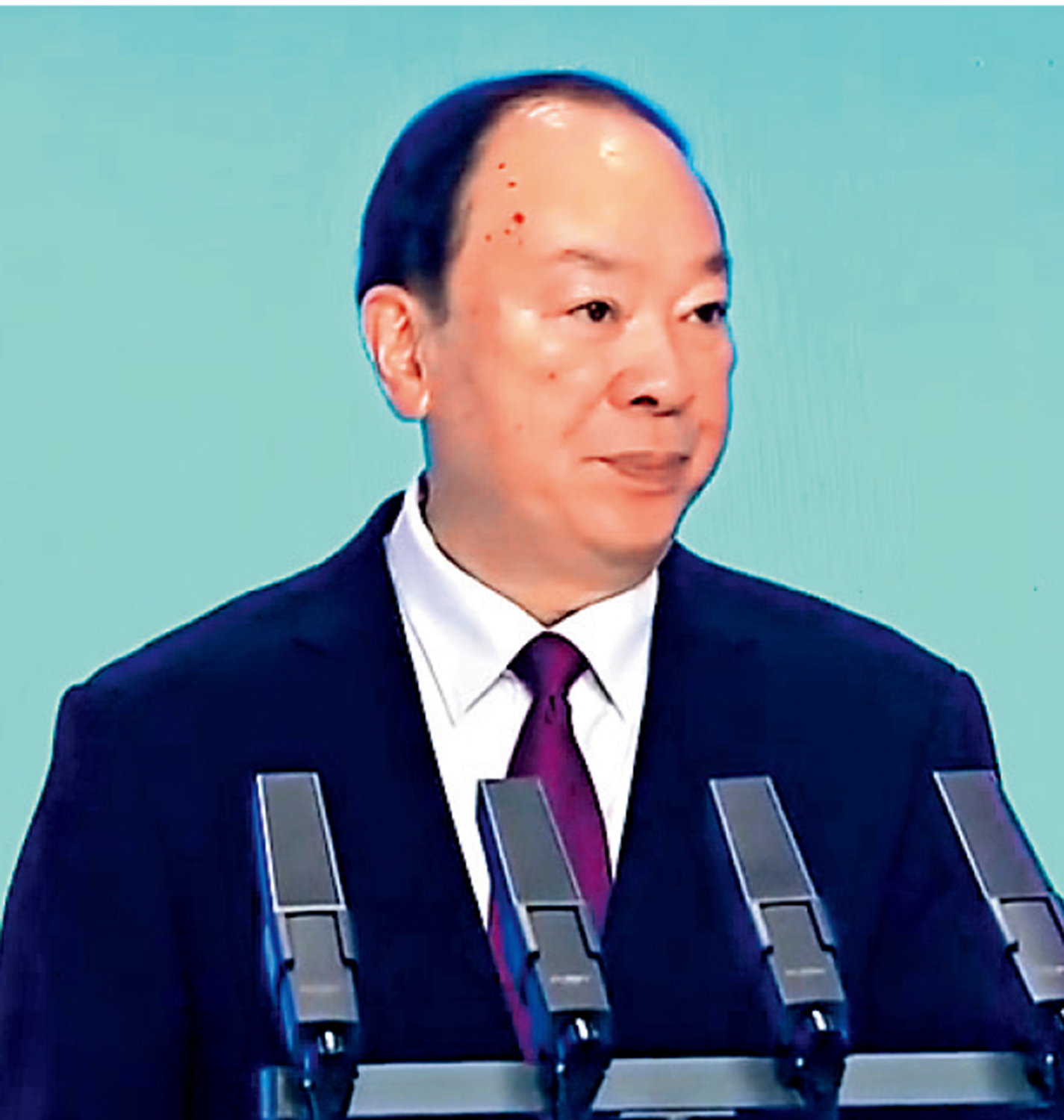 　　圖：廣東省委書記黃坤明在廣東全省高質量發展大會上致辭。