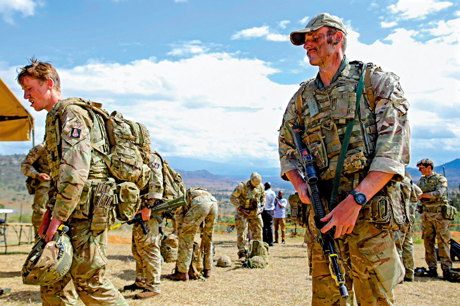 　　圖：英軍面臨規模縮水、裝備老舊等問題，戰鬥力大減。\法新社