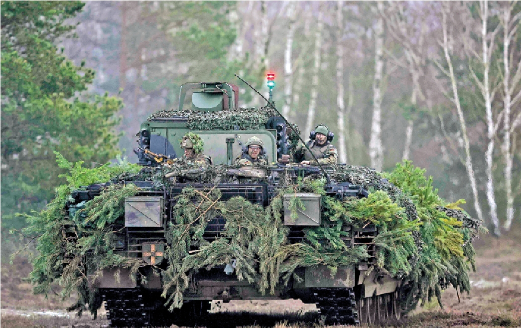 　　圖：德軍「美洲獅」戰車近期頻遇事故。\法新社