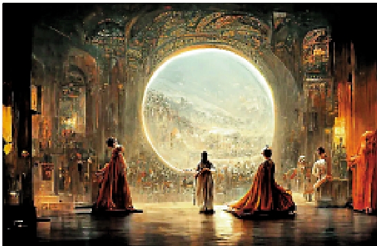 　　圖：AI繪畫工具Midjourney的作品曾在參賽後獲獎。\網絡圖片