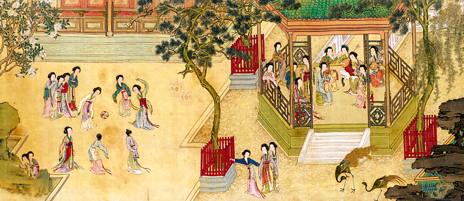 　　圖：《古代仕女行樂圖》局部。\南京博物院藏