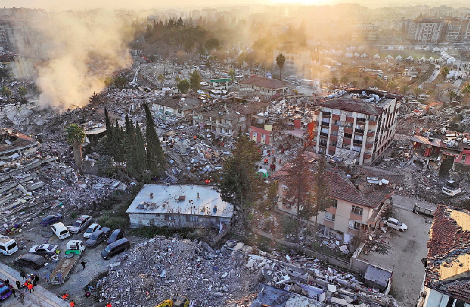 　　圖：土耳其大地震死傷枕藉。\路透社