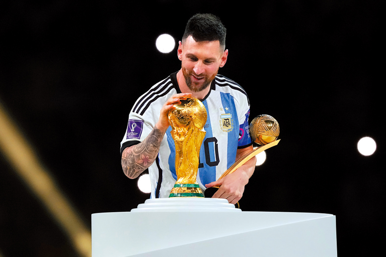 　　圖：美斯奪世盃冠軍，爭2022年度最佳男子足球員機會高。\資料圖片