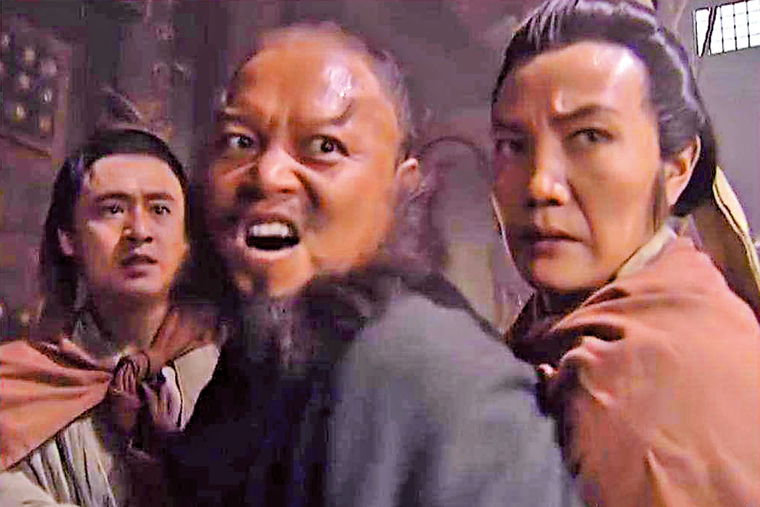 　　圖：《水滸傳》中的李逵（中）身上暴力、嗜血的特質令人難以忽視。