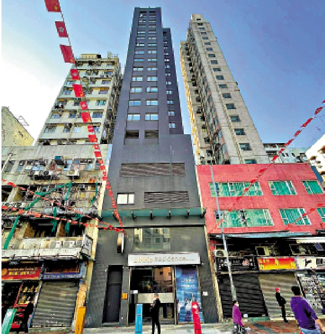 　　圖：佐敦廟街129至131號全幢服務式住宅以8800萬易手。