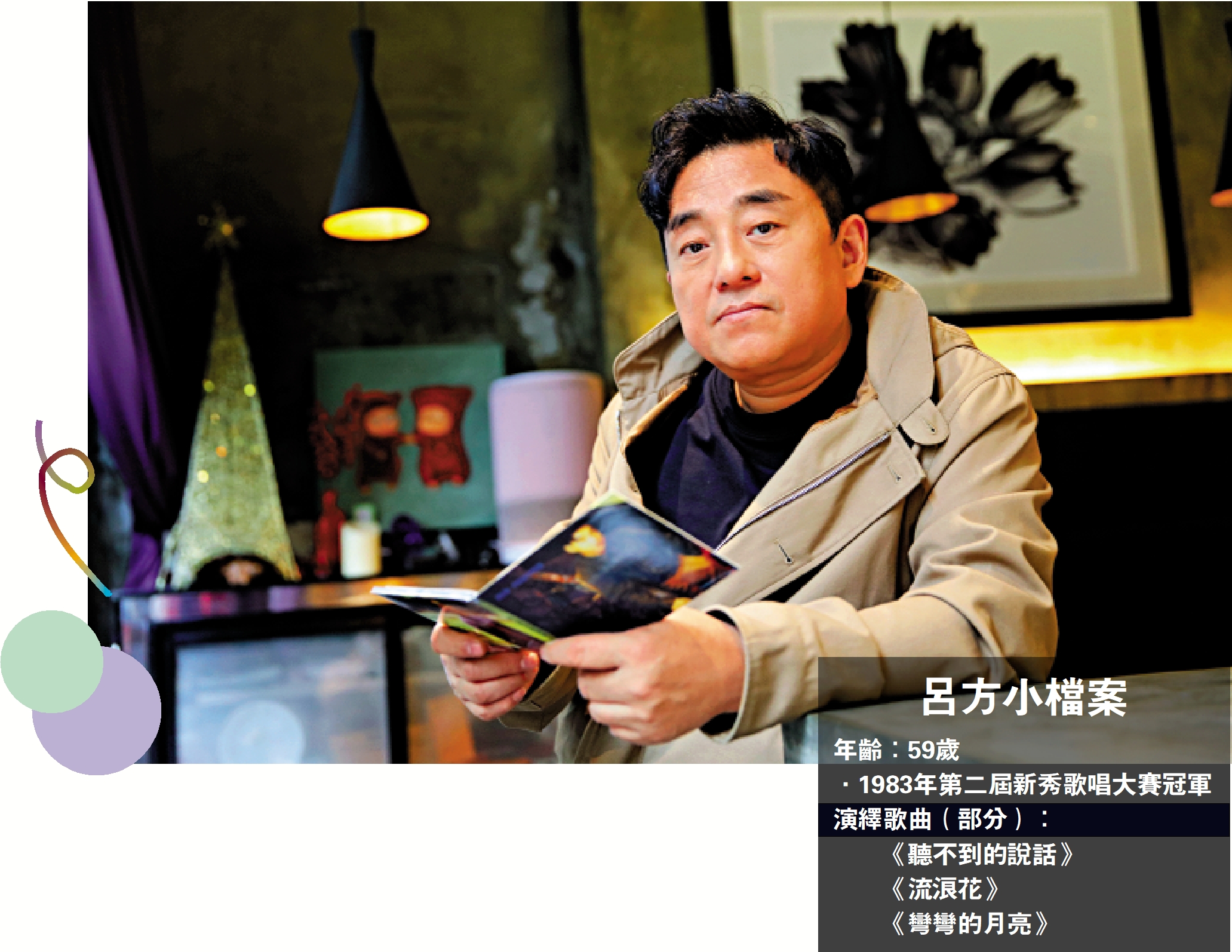 　　圖：呂方願意一直唱下去。