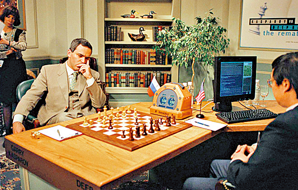 　　圖：人類與AI的棋類大戰