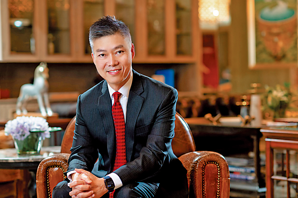 　　圖：友邦馮偉昌表示，全面通關為香港社會以至各行業全面復甦帶來強大動力。