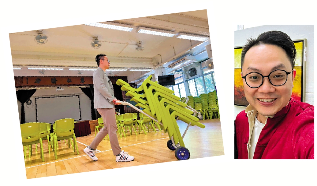 　　圖：仁濟醫院趙曾學韞小學校長陳奕鑫做事親力親為，深得學生們愛戴。