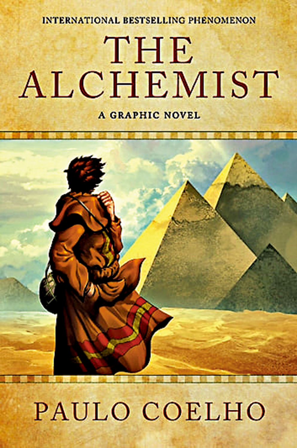 　　圖：小說《The Alchemist》講述牧羊男孩為追尋夢想，前往金字塔的故事。