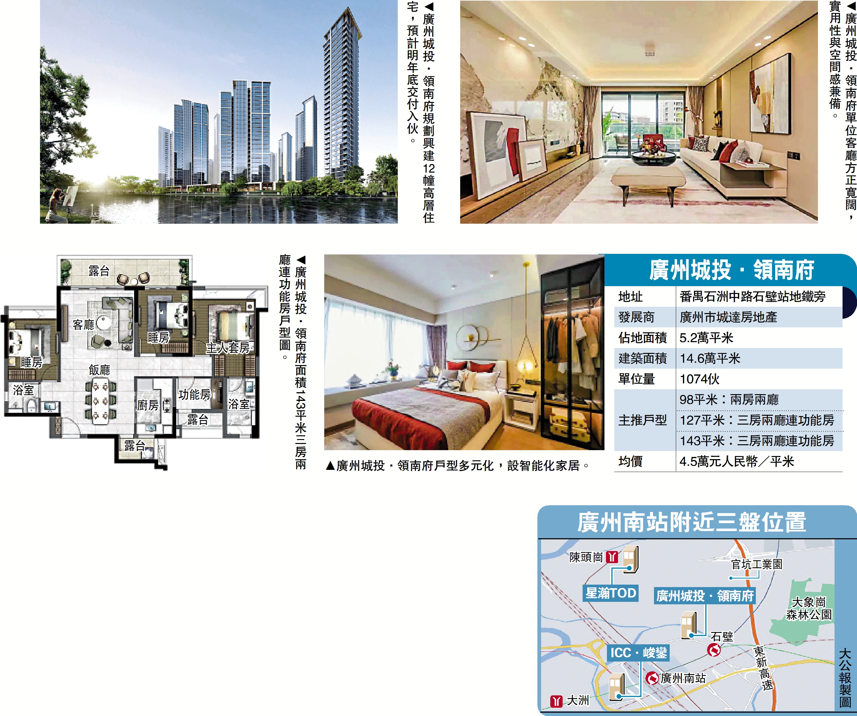 　　圖：廣州城投．領南府