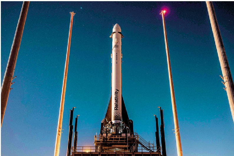 　　圖：全球首枚3D打印火箭11日在佛州發射失敗。/法新社