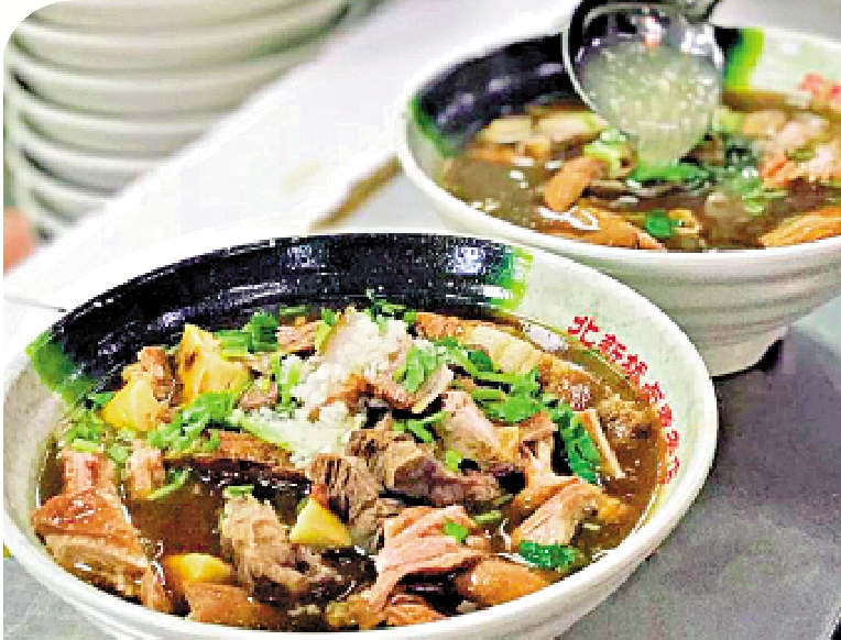 　　圖：滷煮火燒講究湯濃肉厚量足，回味無窮。