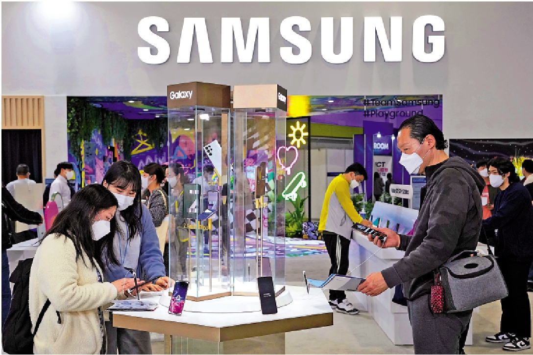 　　圖：三星電子曾連續六年打入世界品牌前十強，也是最多機構投資者持有的韓股之一。\美聯社