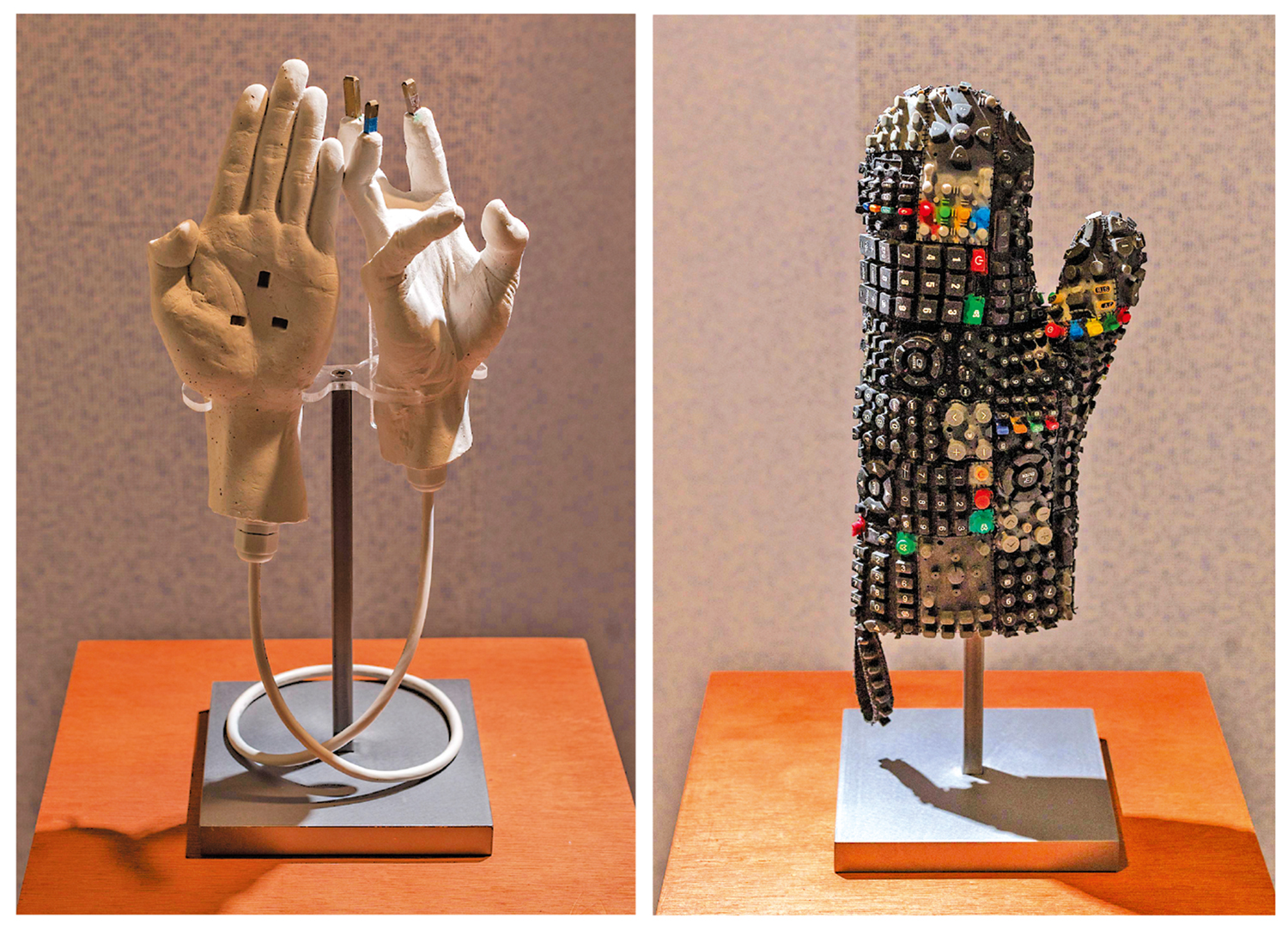 　　圖：本地藝術組合「大腦出租」展出的作品。