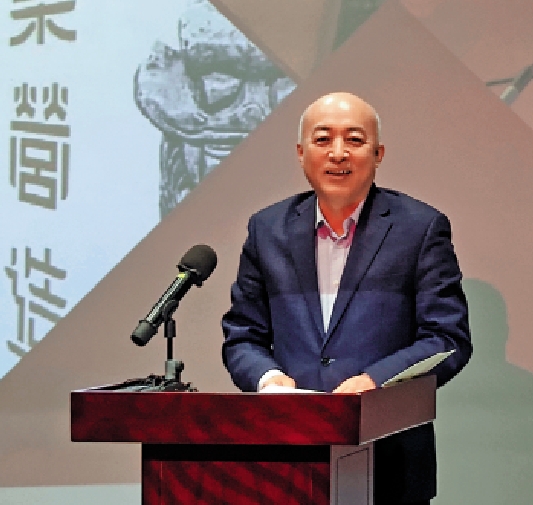　　圖：北京故宮博物院院長王旭東。\大公報記者江鑫嫻攝