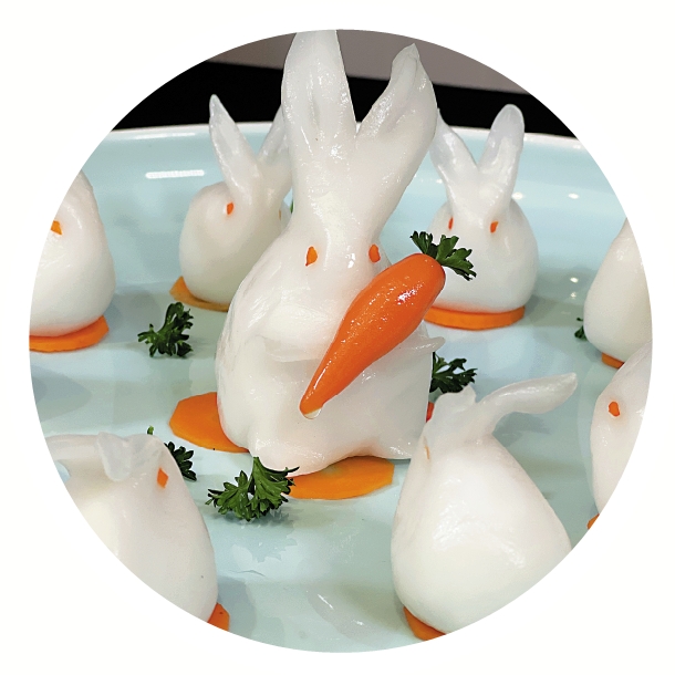 　　圖：白兔餃頗受歡迎。\大公報記者黃寶儀攝